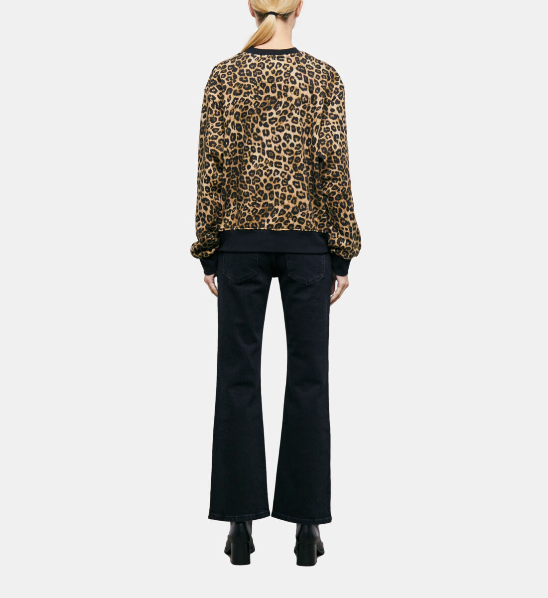 Cheetah print sweatshirt outlet