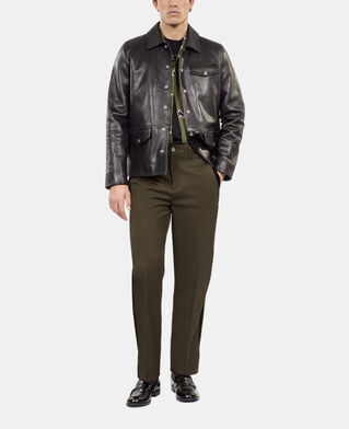 The Kooples HERREN BLACK schwarze lederjacke