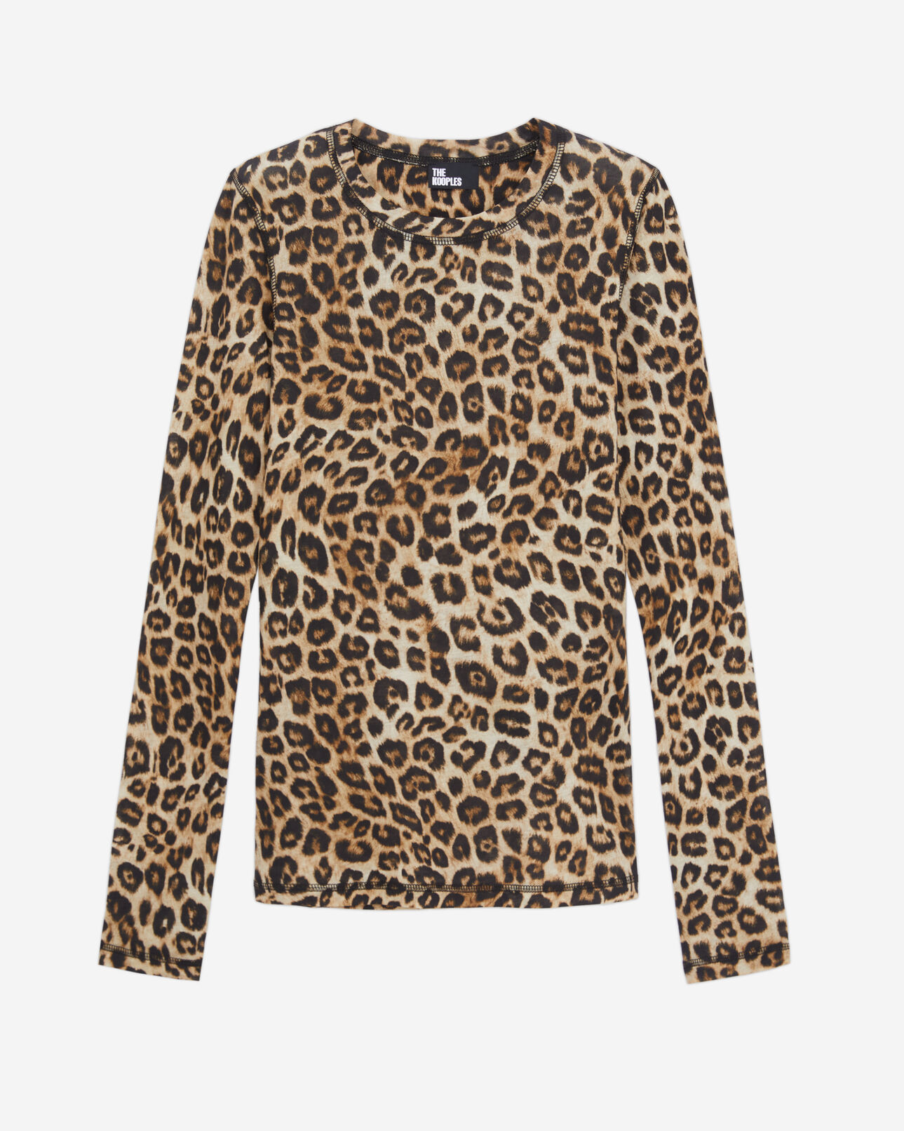 The Kooples FEMME LEOPARD t-shirt femme imprimé