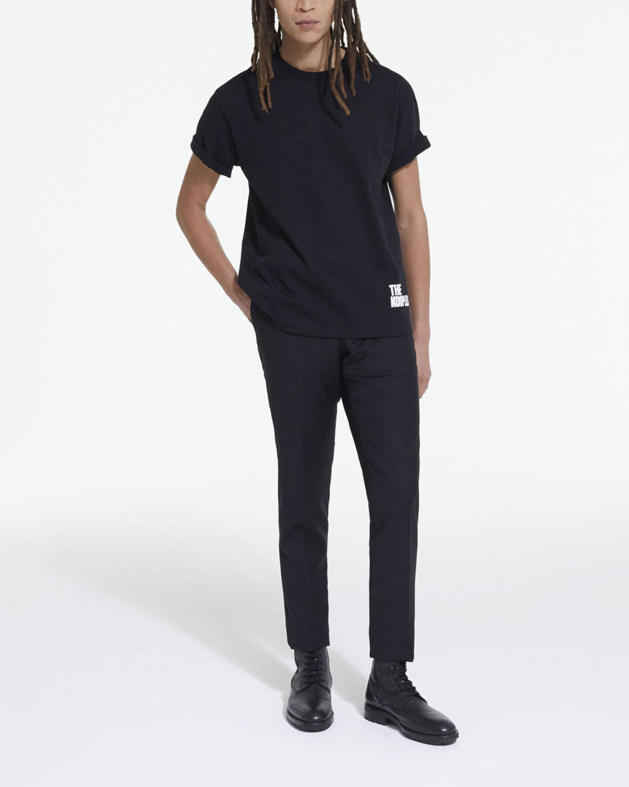 The Kooples MEN BLACK the kooples black logo t-shirt