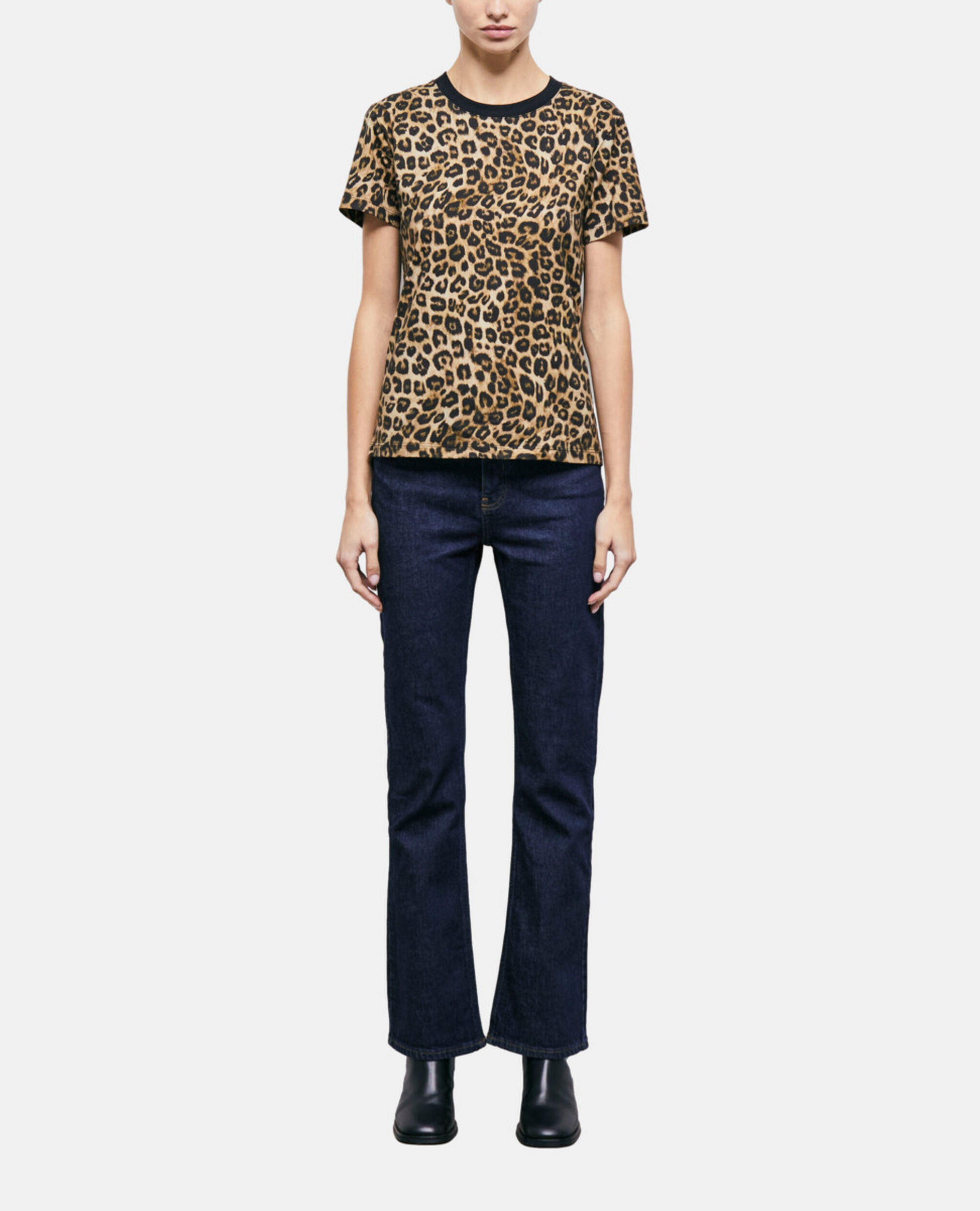T-shirt Femme léopard, LEOPARD, hi-res image number null