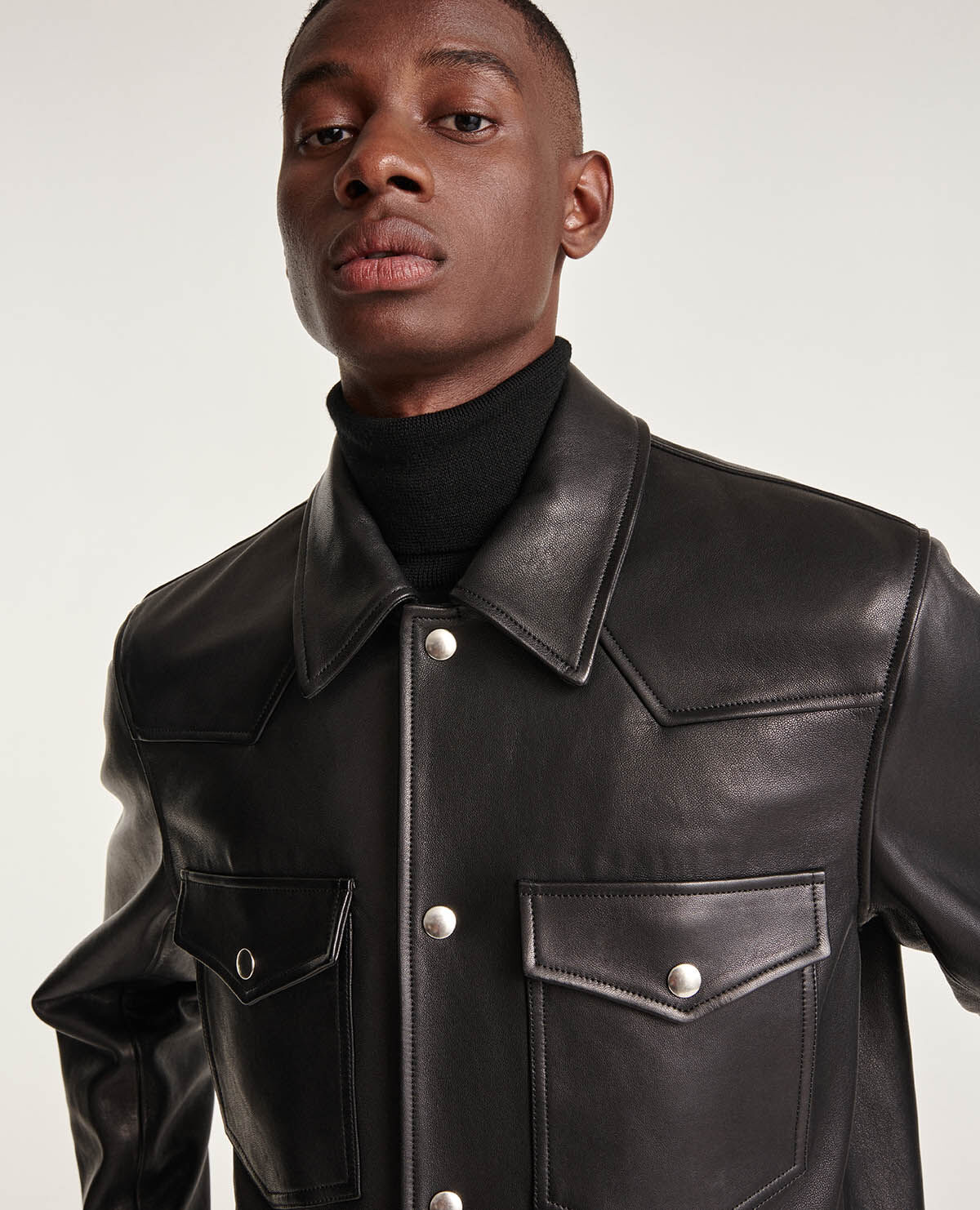 Veste en cuir store kooples
