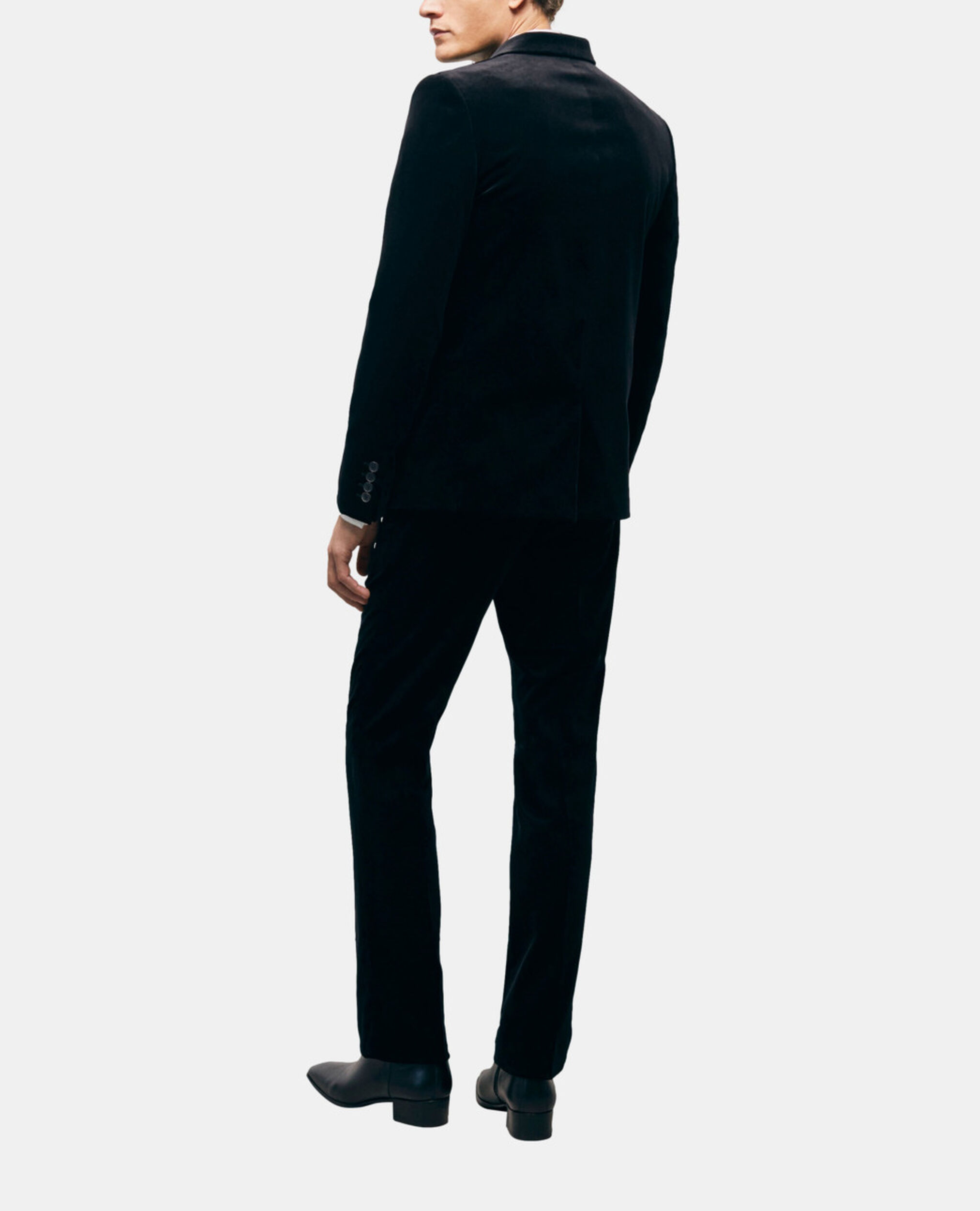 Veste de costume croisée noire, BLACK, hi-res image number null
