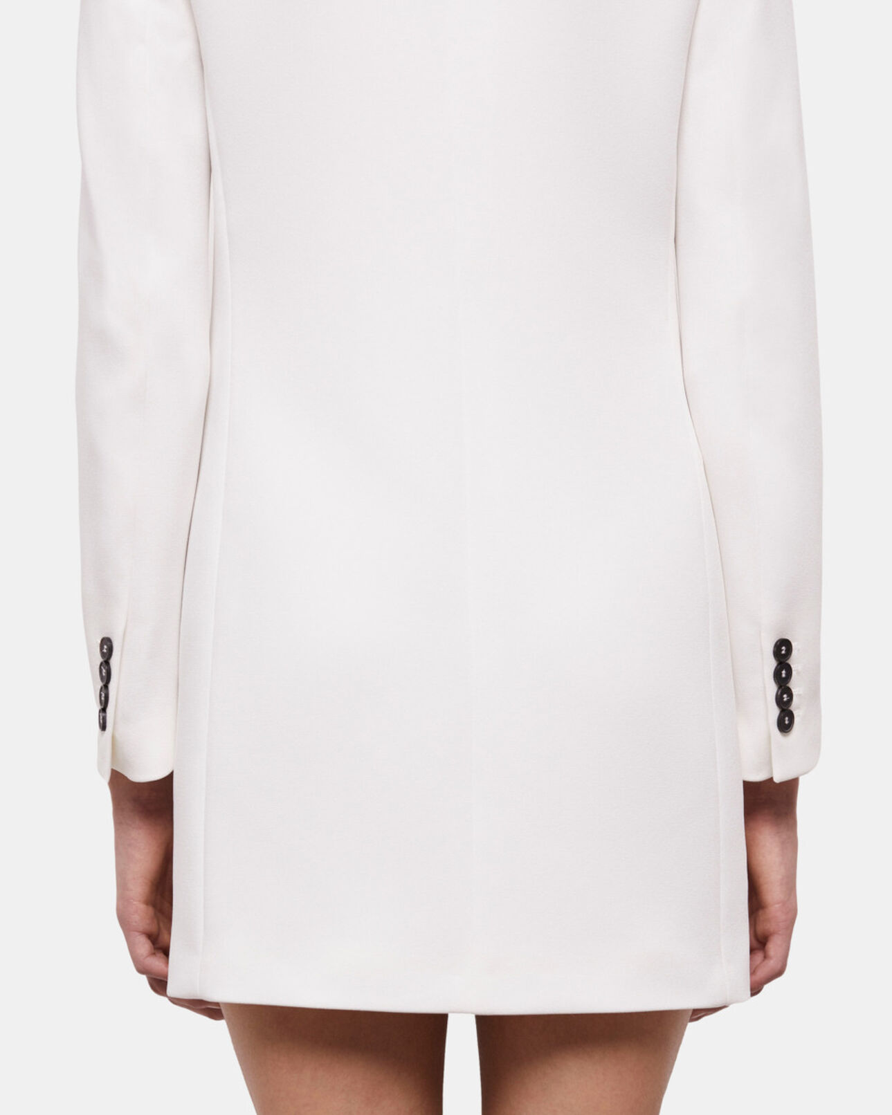 The Kooples DAMEN ECRU kurzes, ecrufarbenes kleid