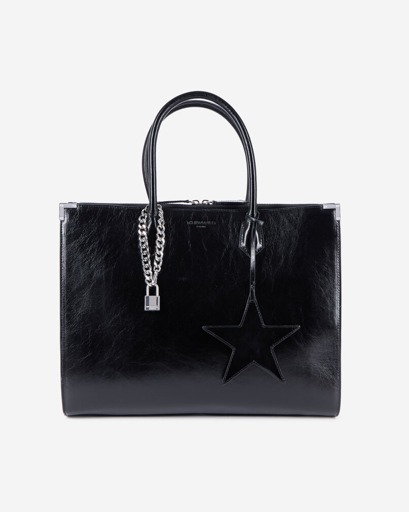 The Kooples F BLACK ming xl black leather bag