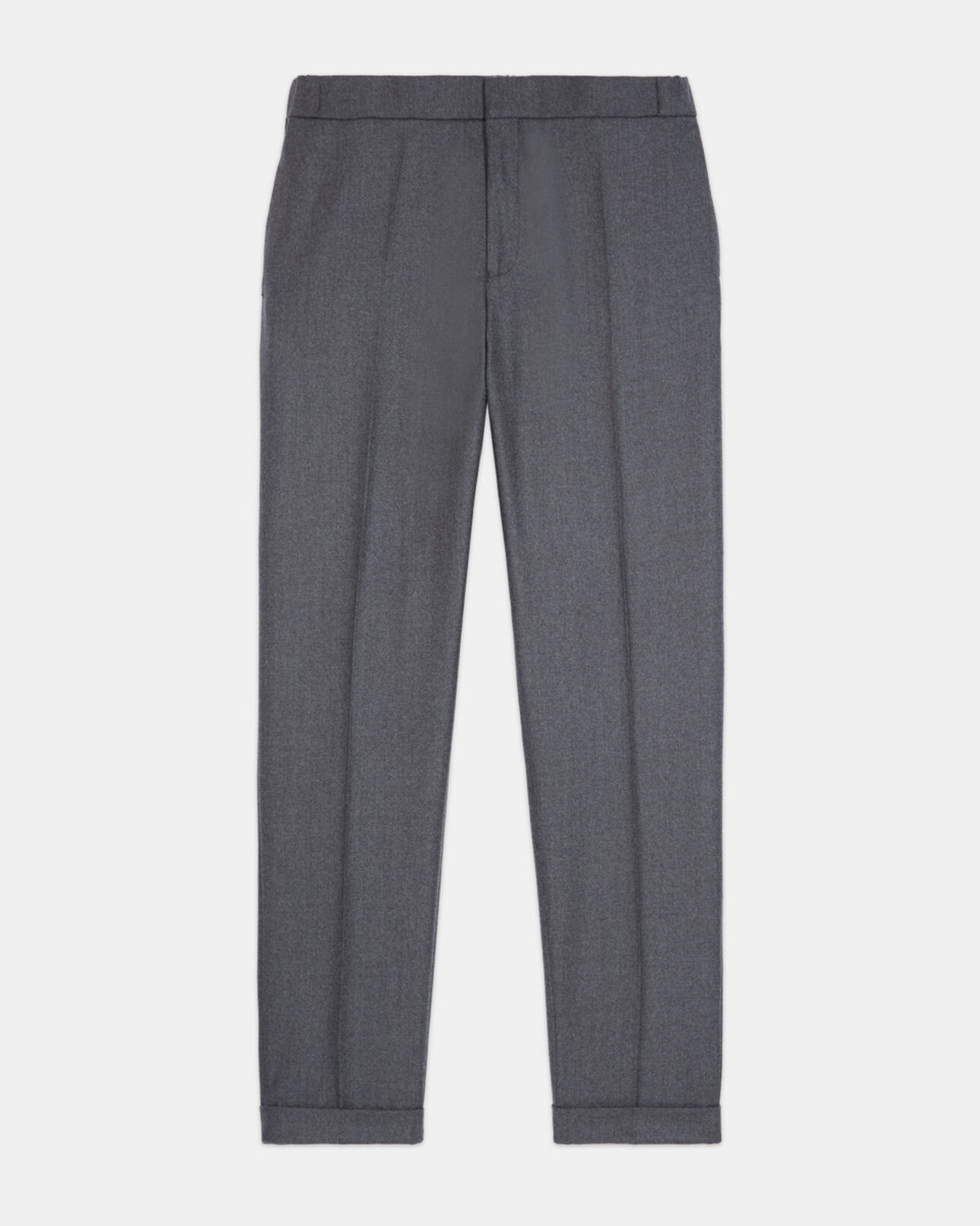 The Kooples MEN GREY gray wool suit pants