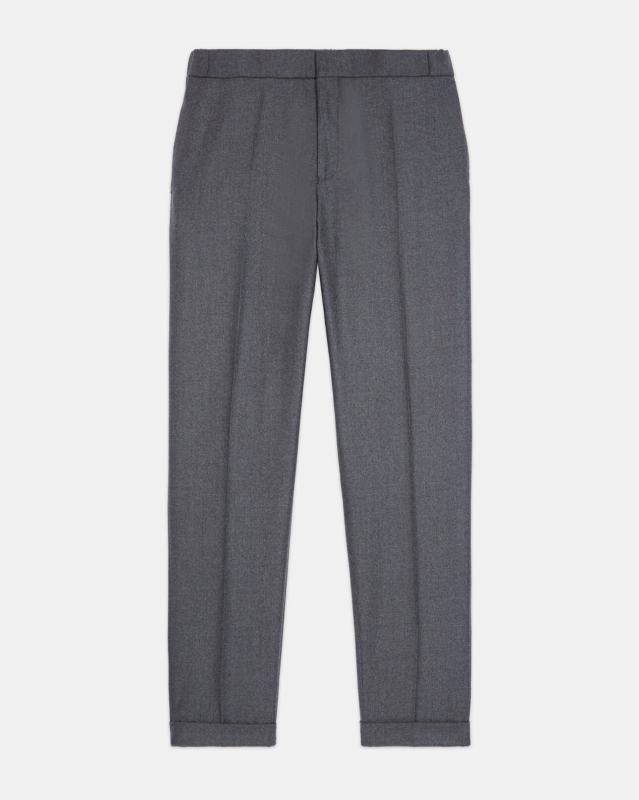 The Kooples MEN GREY gray wool suit pants