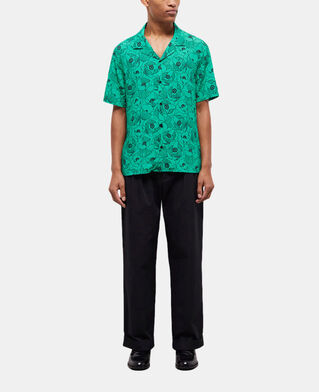 The Kooples HOMME GREEN chemise imprimée