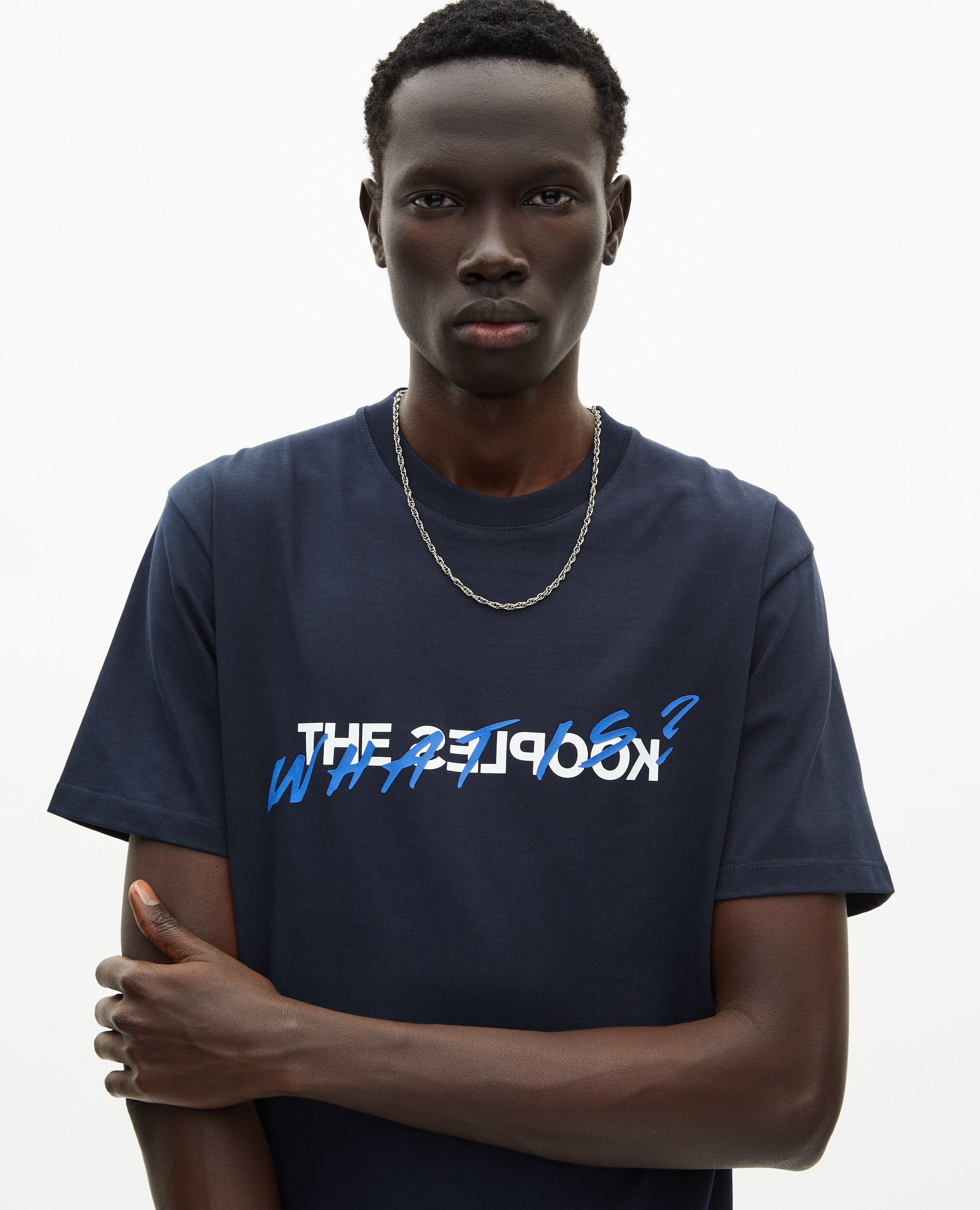 What is blue t-shirt, NAVY, hi-res image number null