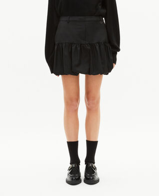 The Kooples F BLACK short black ball skirt