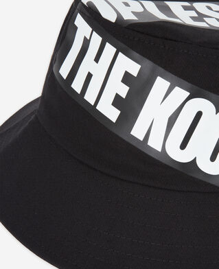 The Kooples MIXTE BLACK bob réversible noir tape logo