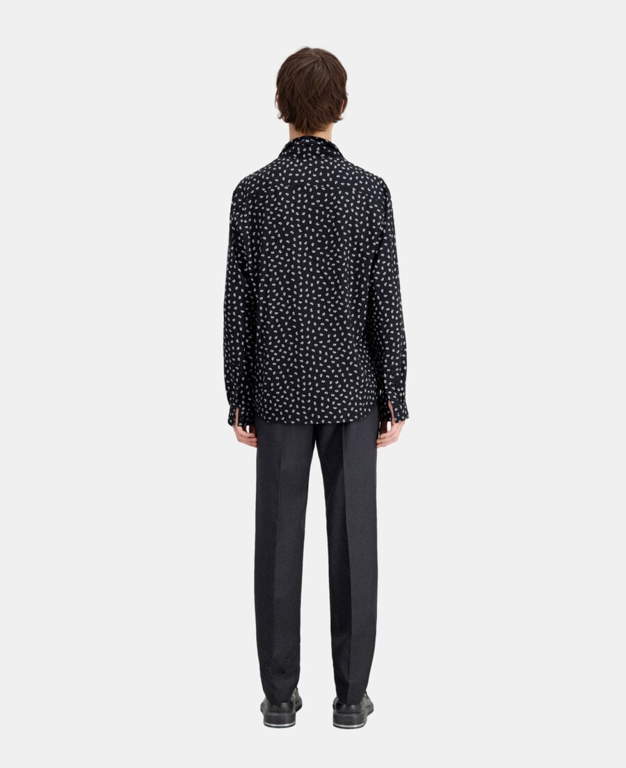 The Kooples HOMME BLACK WHITE chemise imprimée