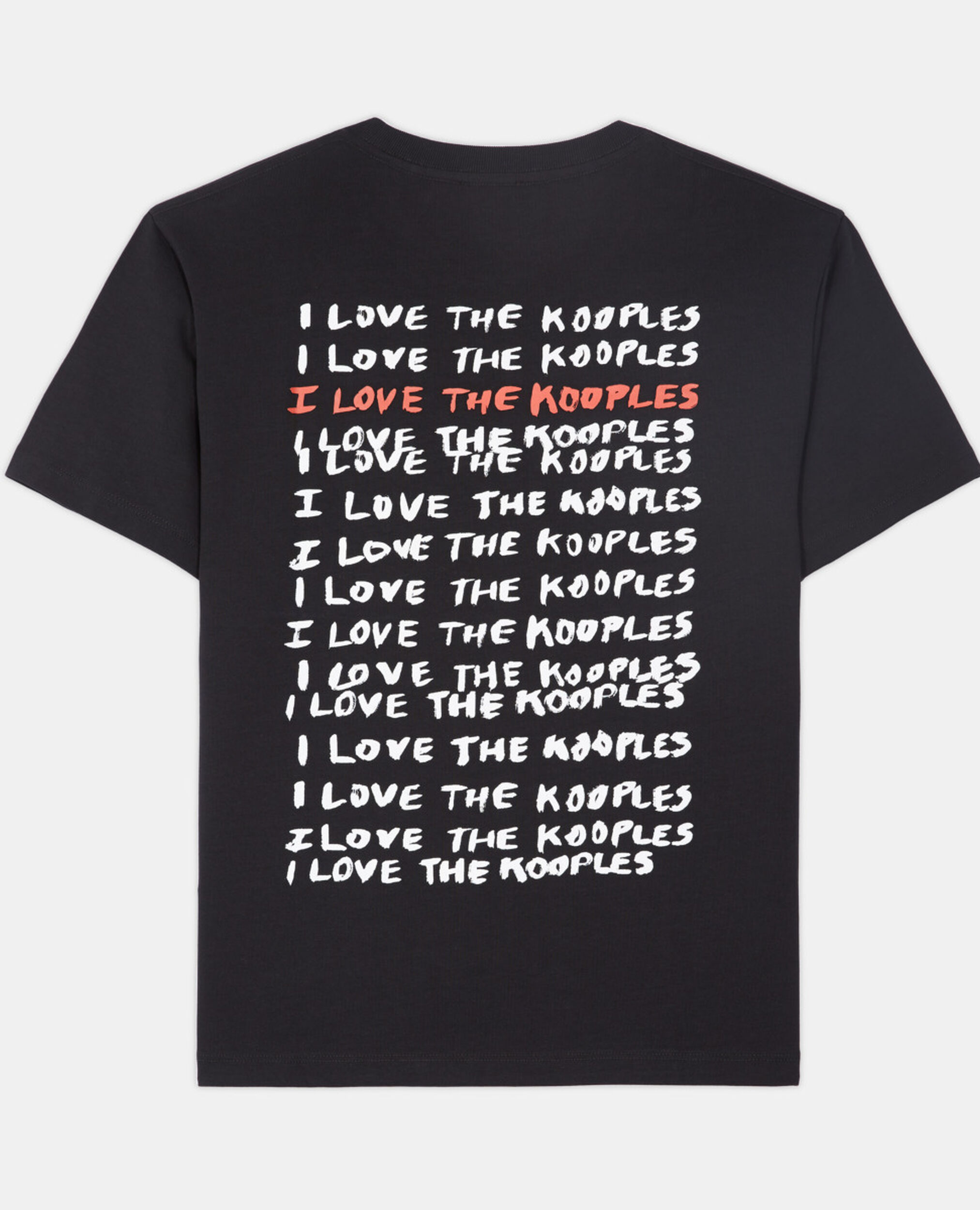 I Love Kooples black T-shirt, BLACK, hi-res image number null