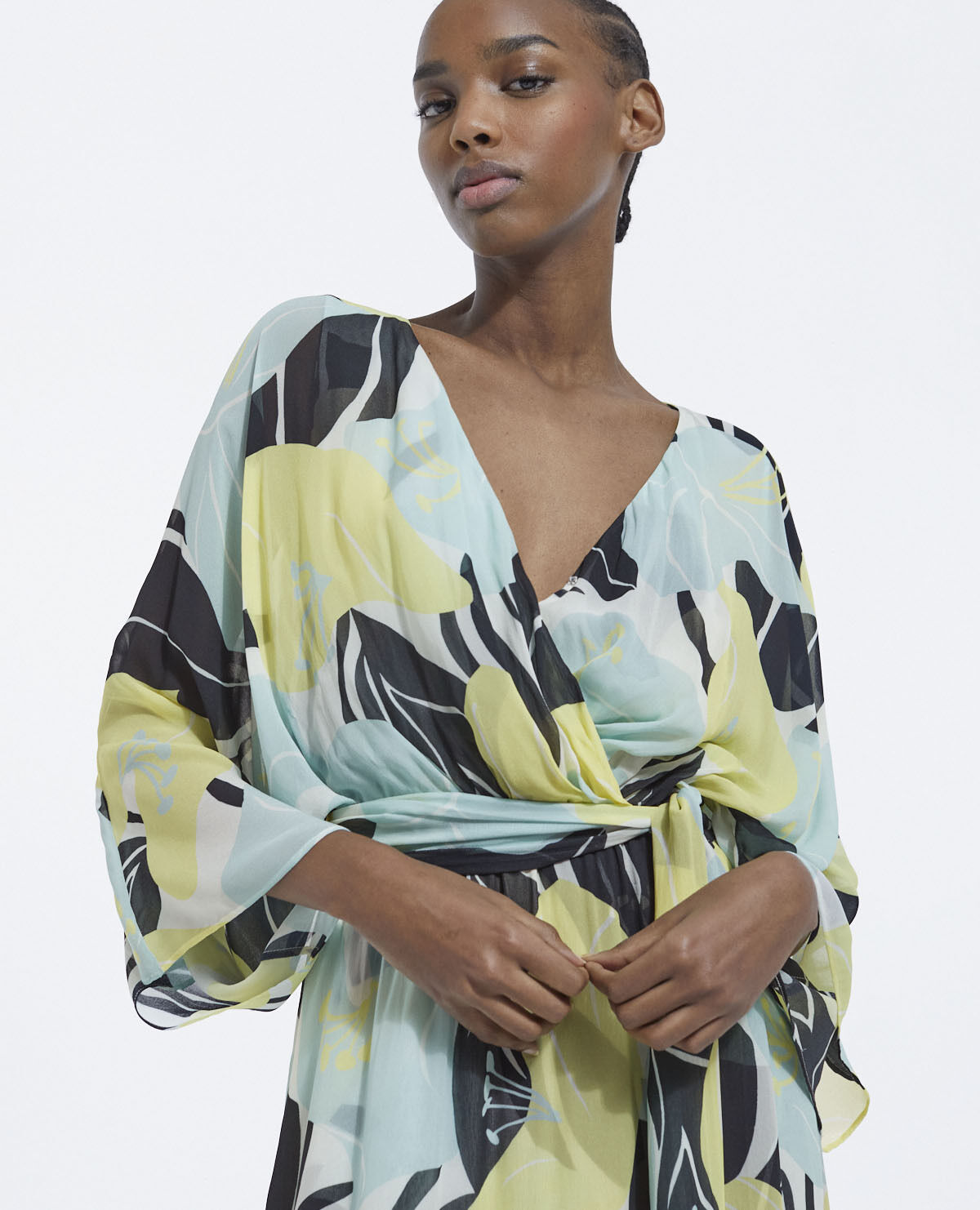 Bcbg floral wrap dress new arrivals