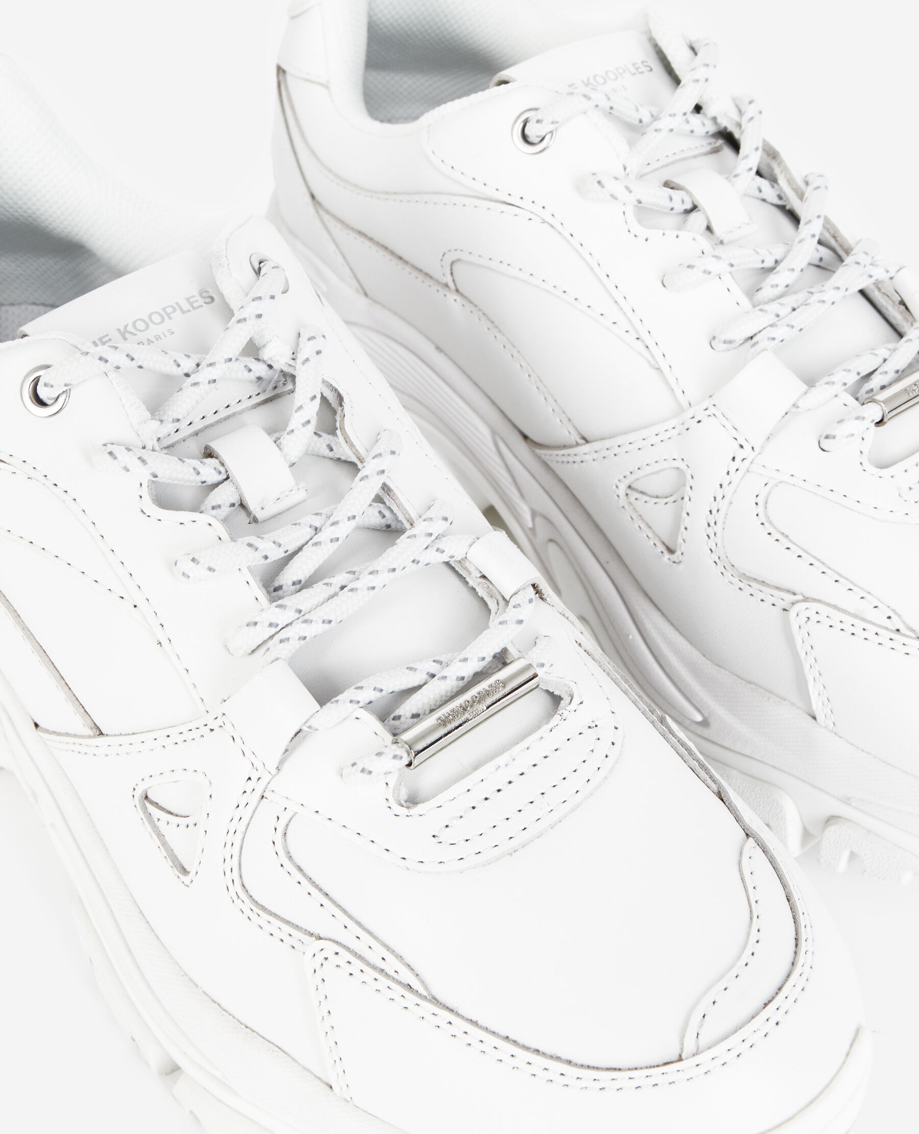 Sneakers thick outsole leather shop