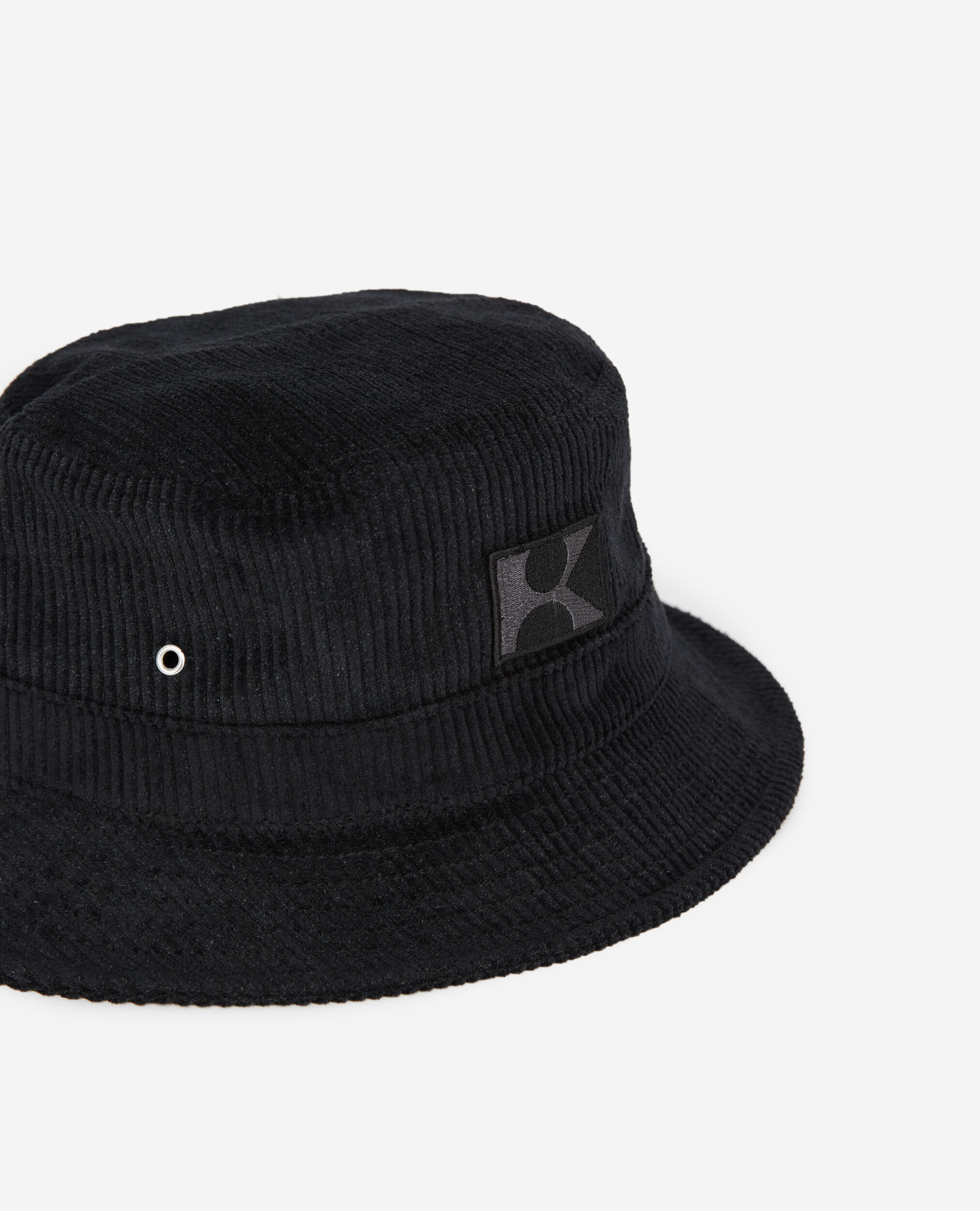 Sombrero bob pana negra bordado K, BLACK, hi-res image number null
