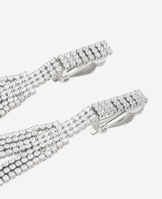 The Kooples WOMEN SILVER long silver clip-on earrings