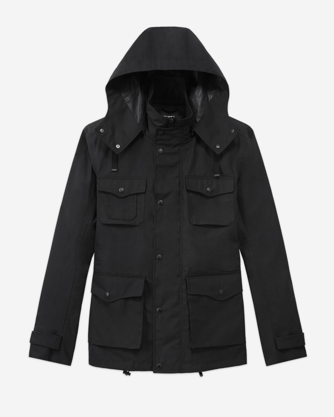 The Kooples HOMME BLACK parka à capuche