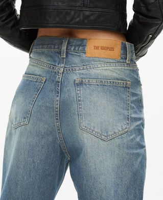 The Kooples WOMEN USED RAPIECE boyfriend bleu jeans