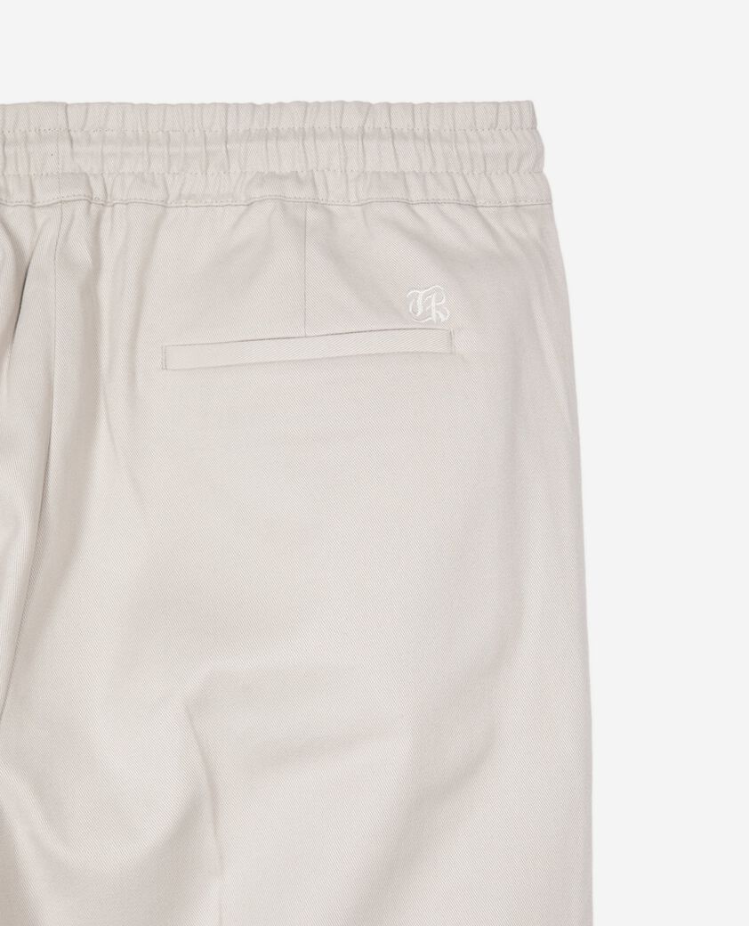 The Kooples MEN LIGHT GREY straight gray cotton pants