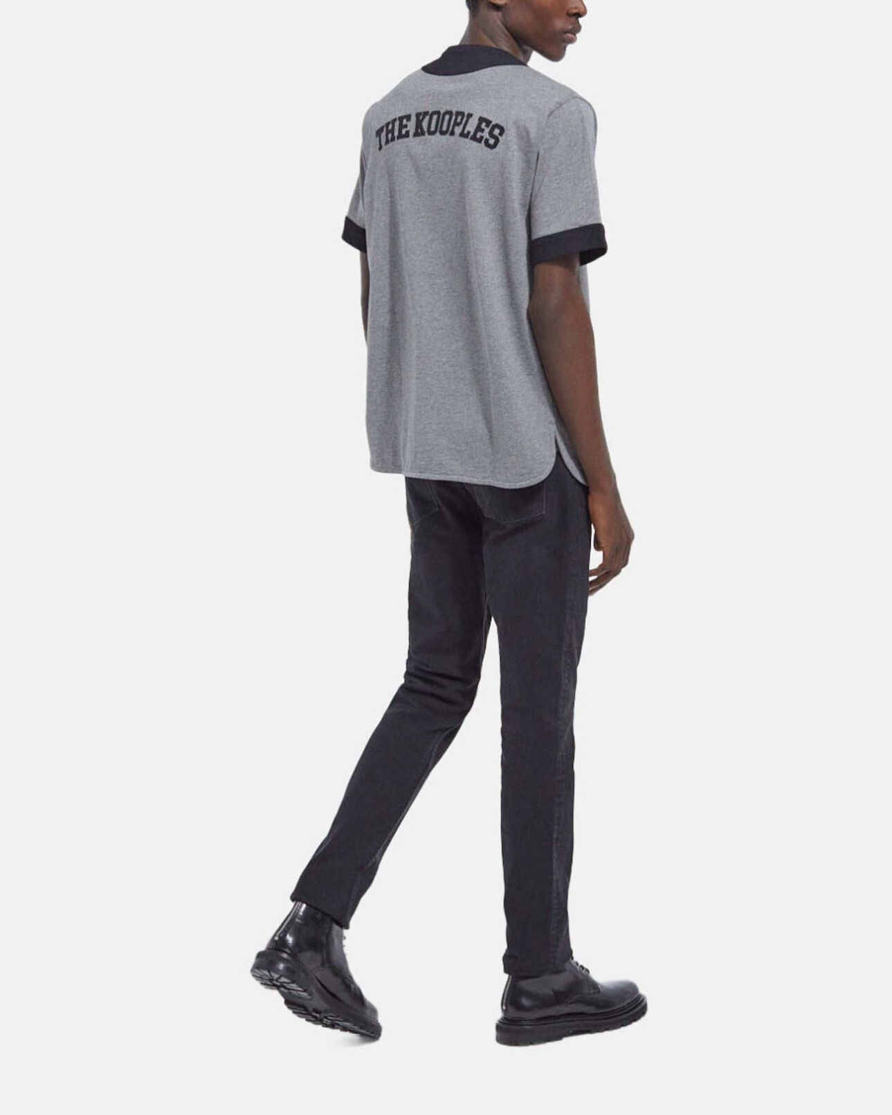 The Kooples HOMME MIDDLE GREY MELANGE t-shirt
