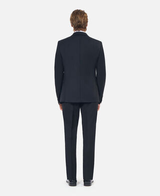 The Kooples MEN BLACK black wool suit fitted jacket