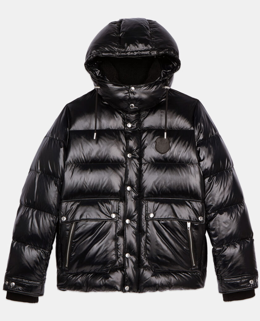The Kooples MEN BLACK black blazon down jacket