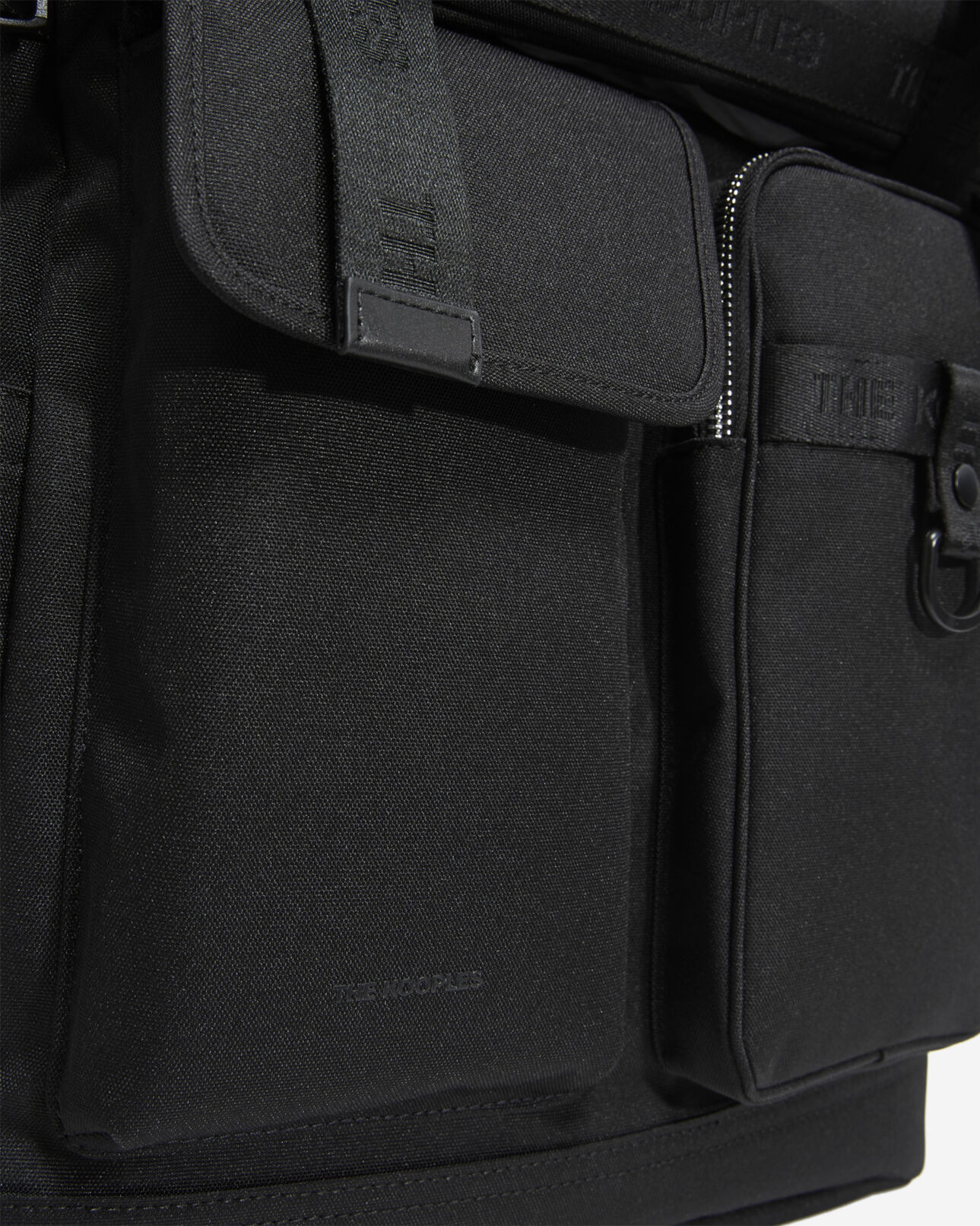 The Kooples HOMME BLACK sac à dos en tissu technique