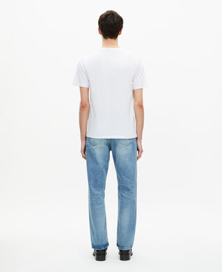 The Kooples MEN WHITE t-shirt with white screen printing