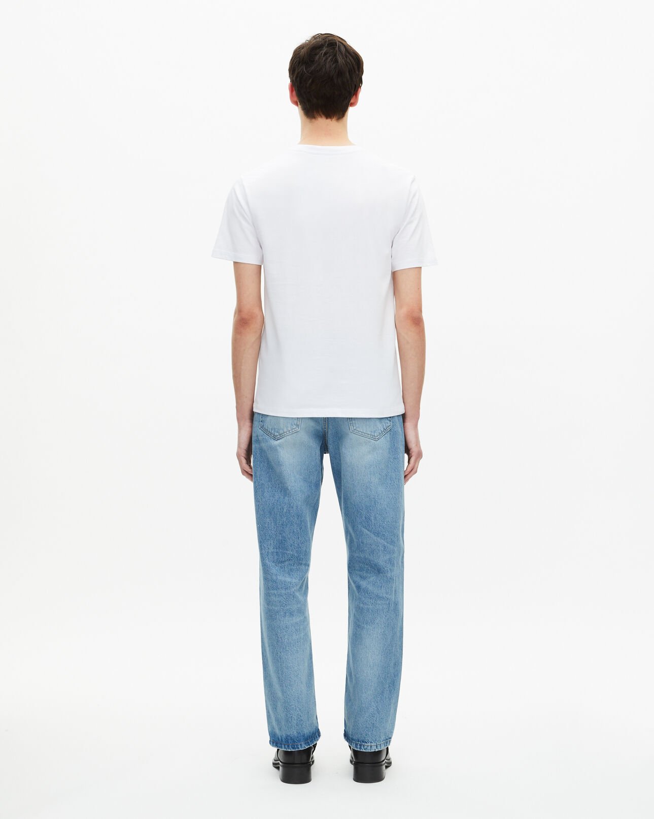 The Kooples HOMME WHITE t-shirt avec sérigraphie blanc