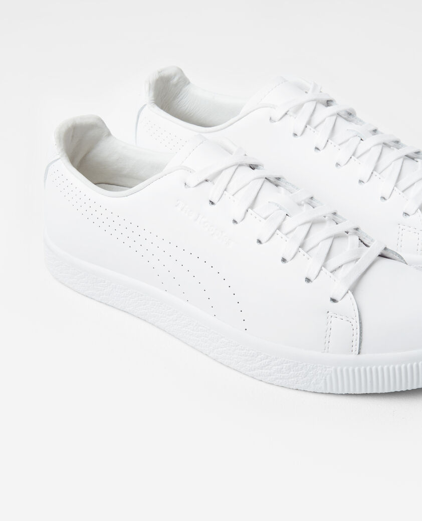 The Kooples MIXTE WHITE baskets blanches clyde puma x the kooples