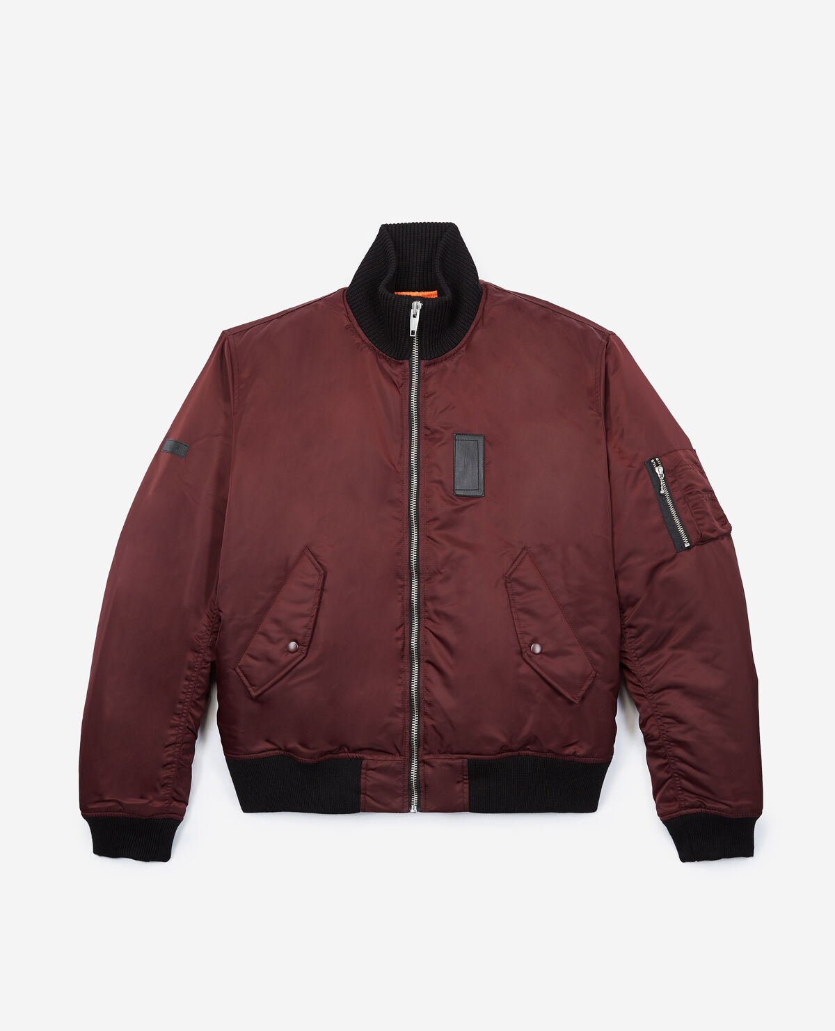 Red bomber jacket