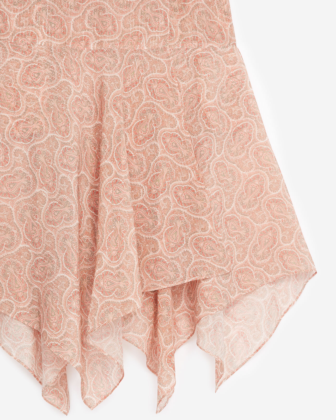 The Kooples FEMME PINK jupe longue rose imprimée