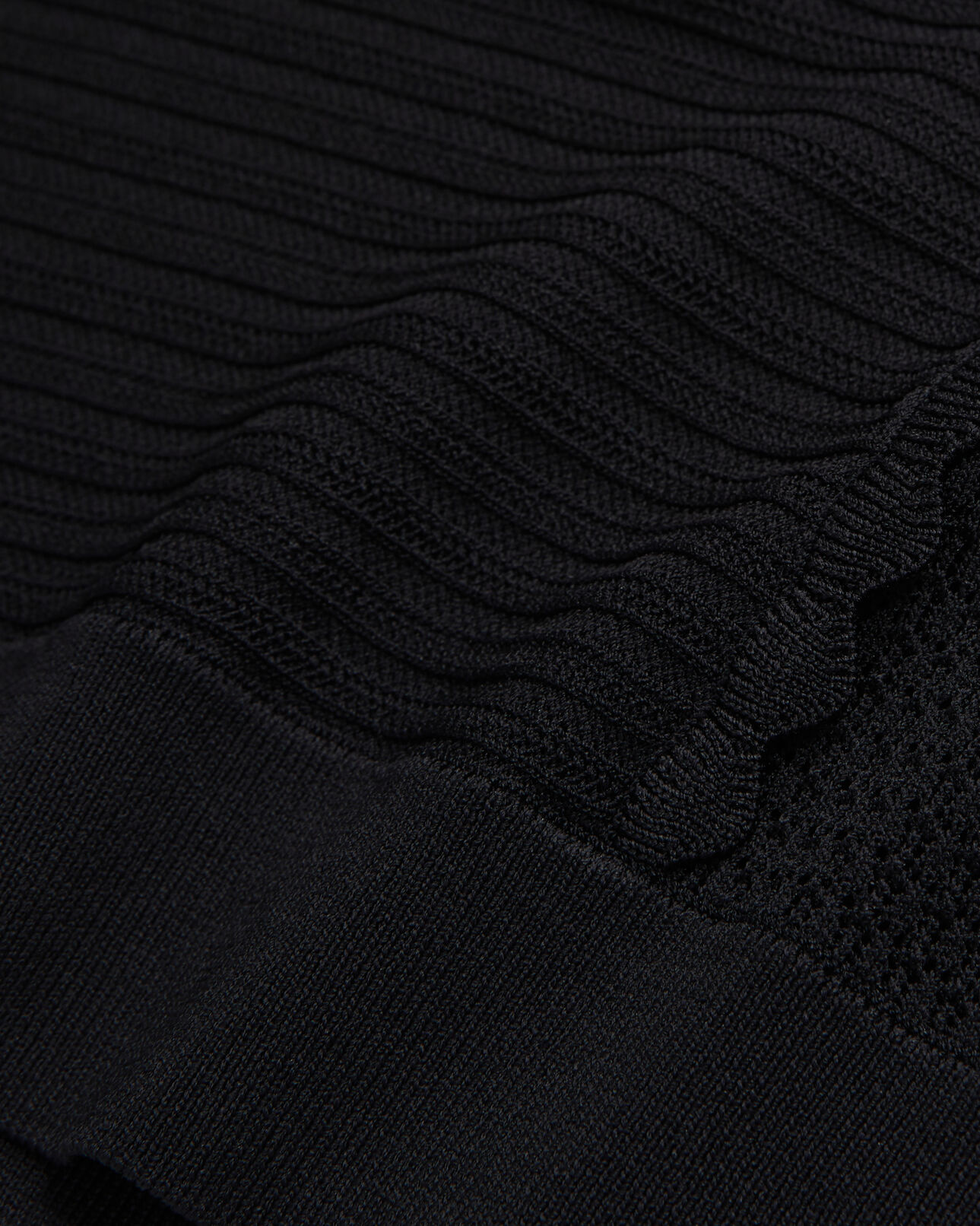 The Kooples MUJER BLACK jersey negro punto calado