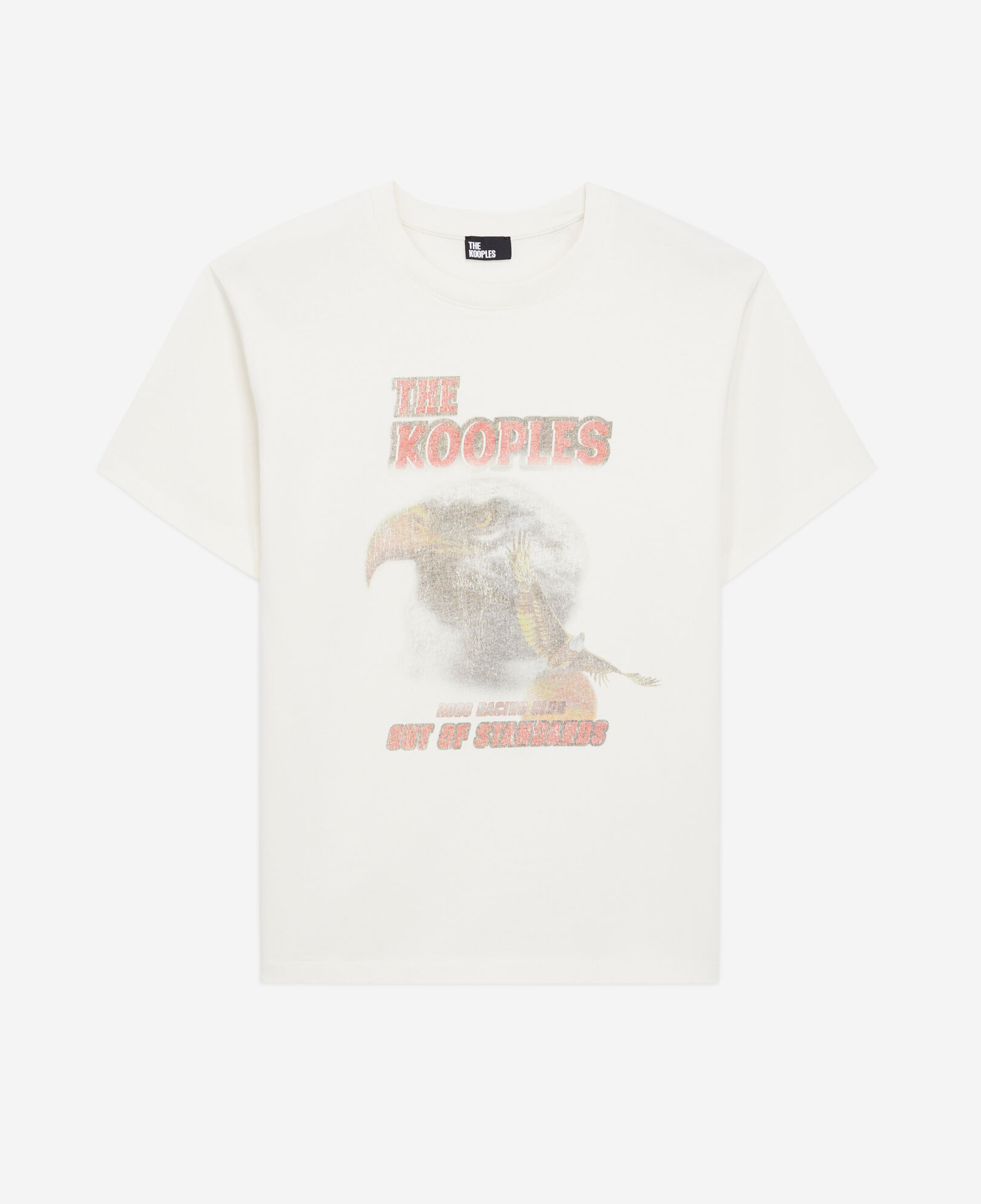 The Kooples MUJER ECRU camiseta blanco crudo serigrafía eagle para mujer