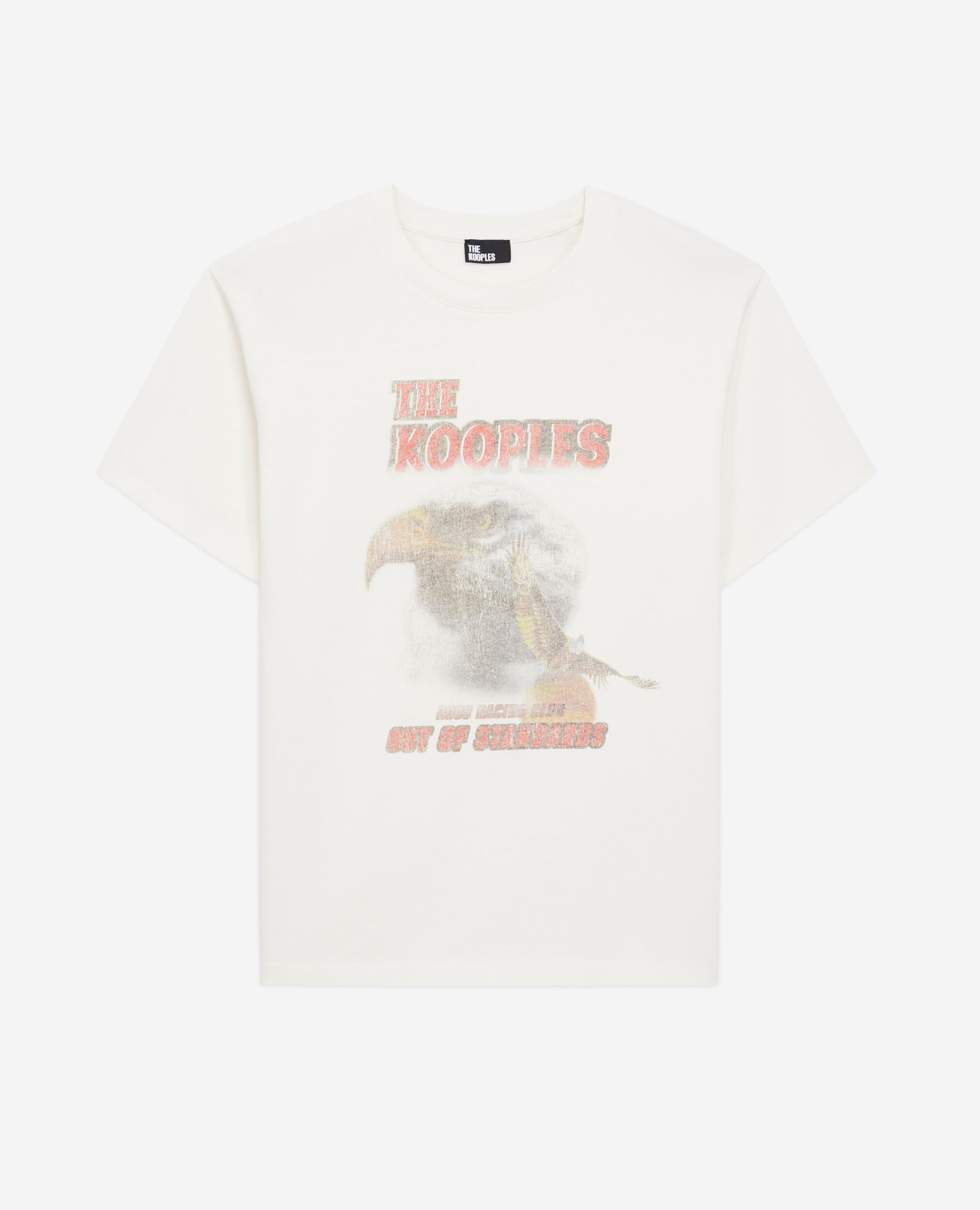 Camiseta blanco crudo serigrafía Eagle para mujer, ECRU, hi-res image number null