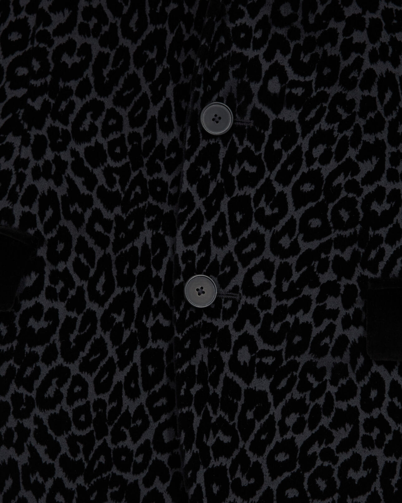 The Kooples MEN BLACK black leopard print suit vest