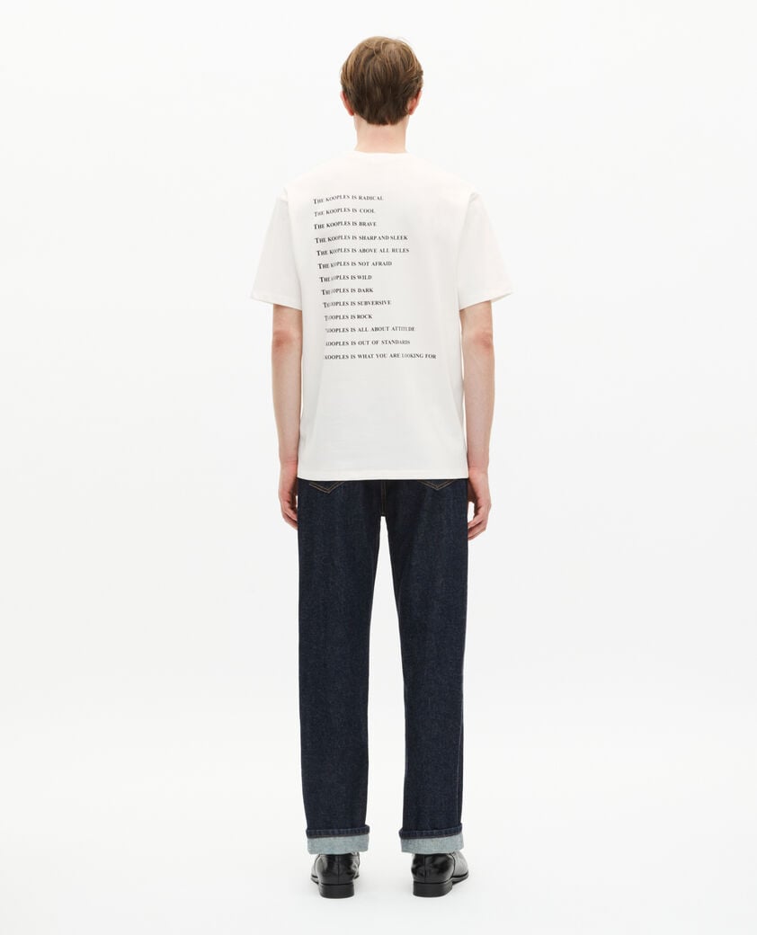 The Kooples HOMME WHITE t-shirt what is à strass blanc