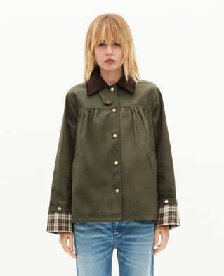 The Kooples F KAKI khaki cotton jacket