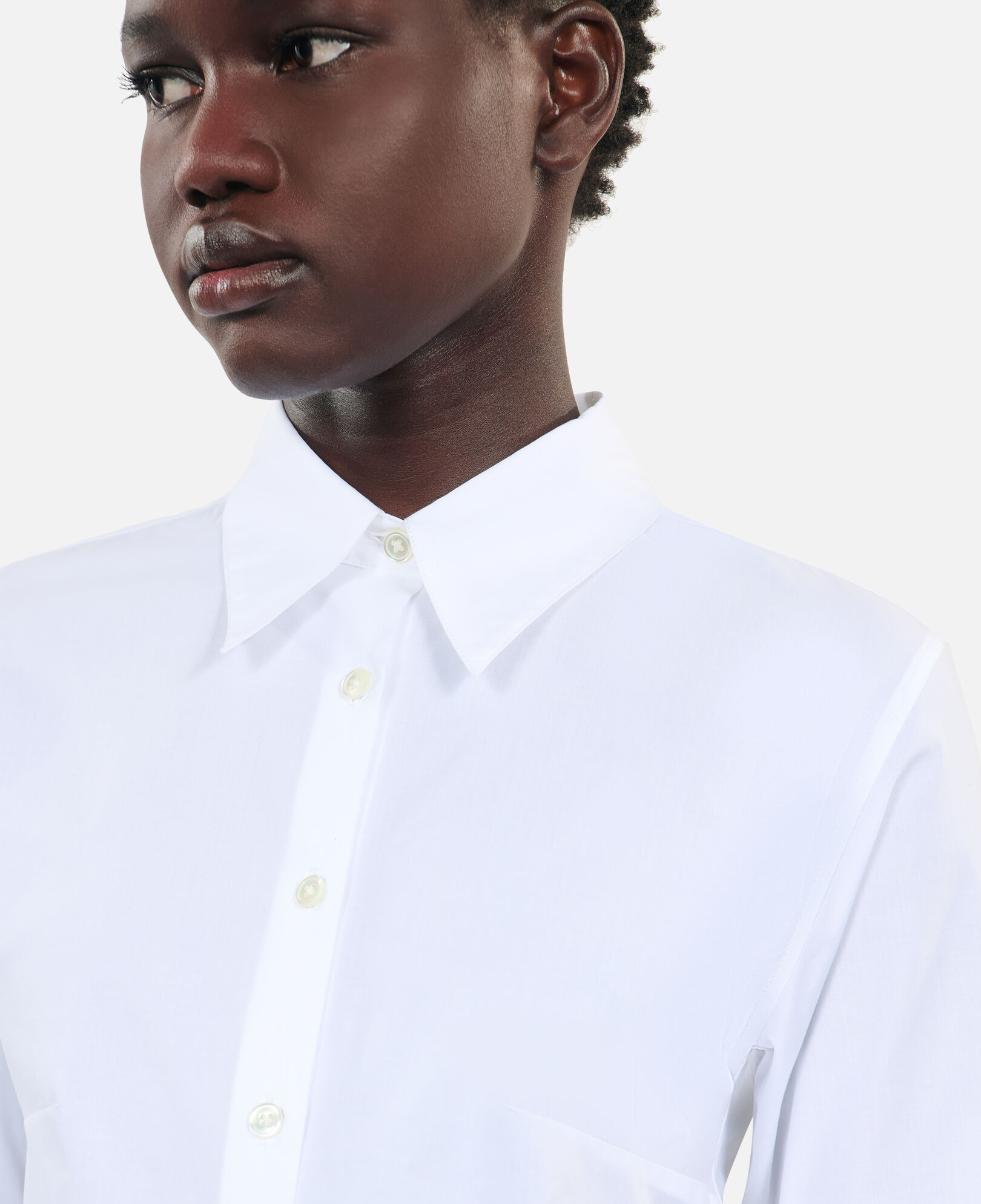 The Kooples WOMEN WHITE white poplin shirt