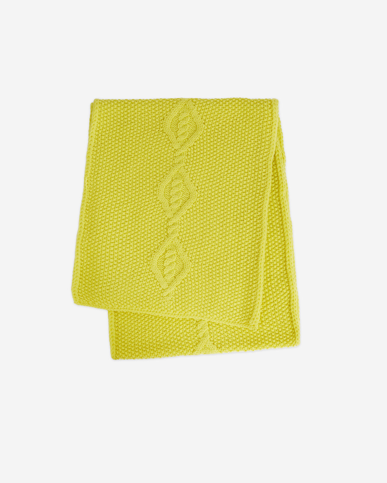 The Kooples MIXED YELLOW yellow wool scarf