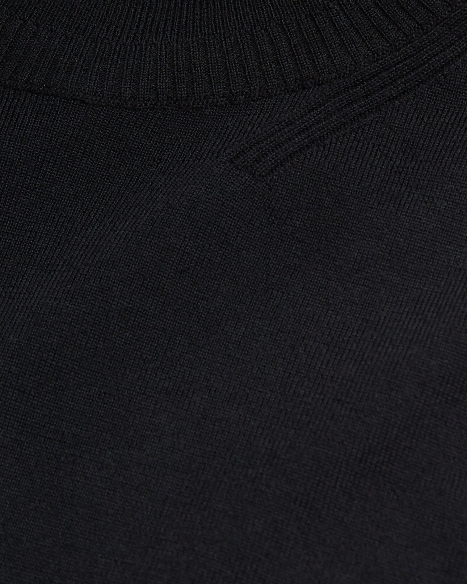 Black merino sweater, BLACK, hi-res image number null
