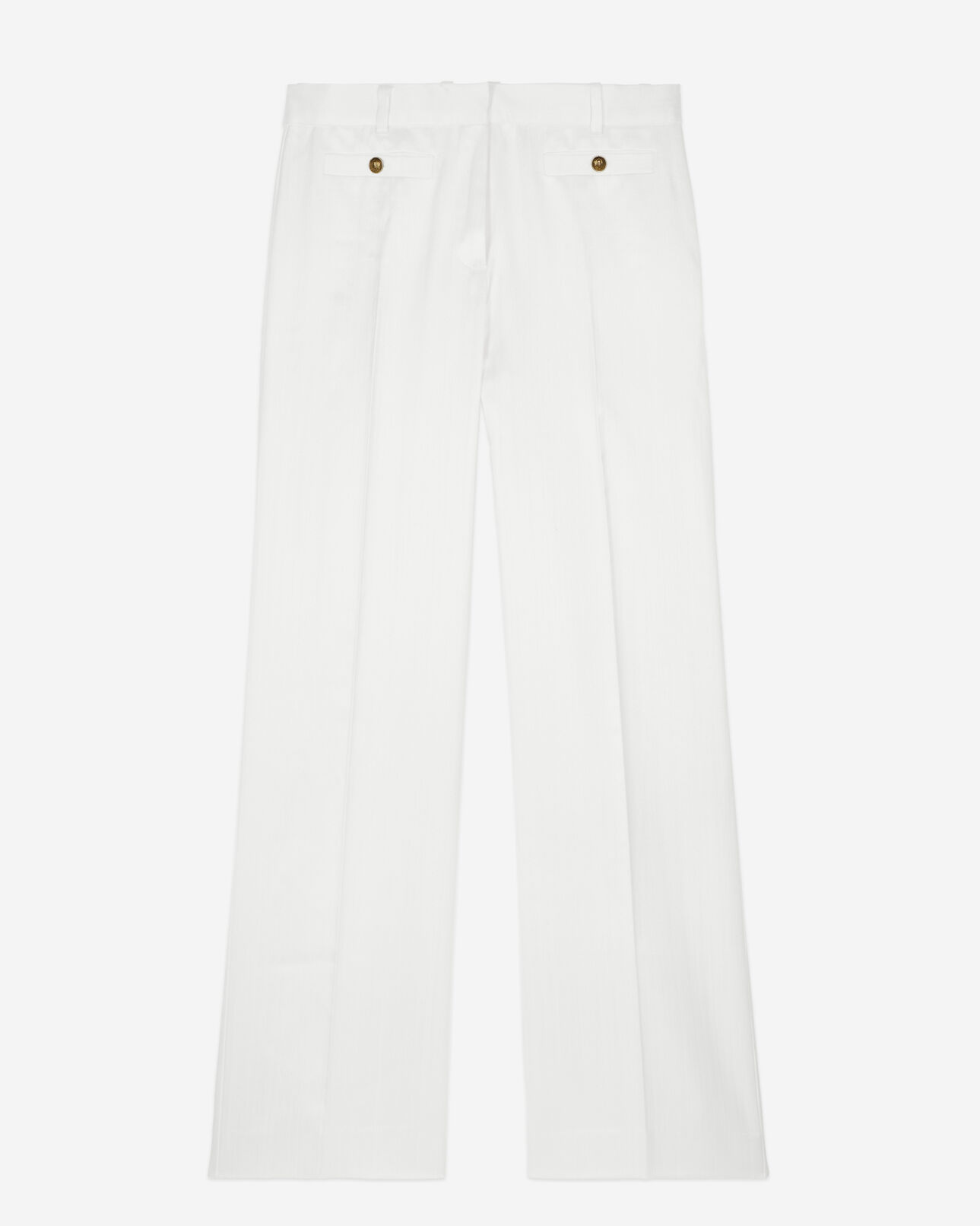 The Kooples FEMME WHITE pantalon tailleur blanc