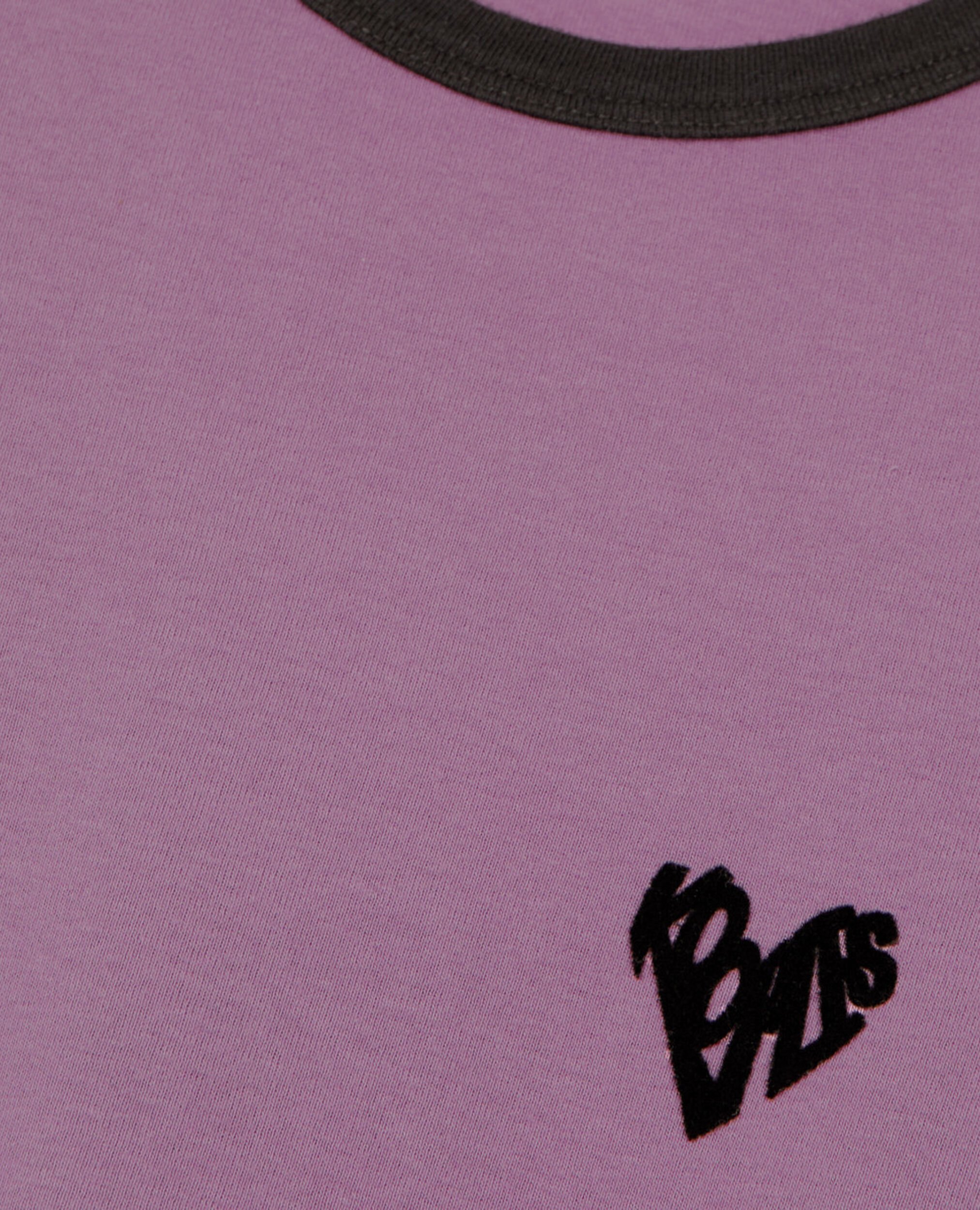 Purple Kooples heart t-shirt, PRUNE, hi-res image number null