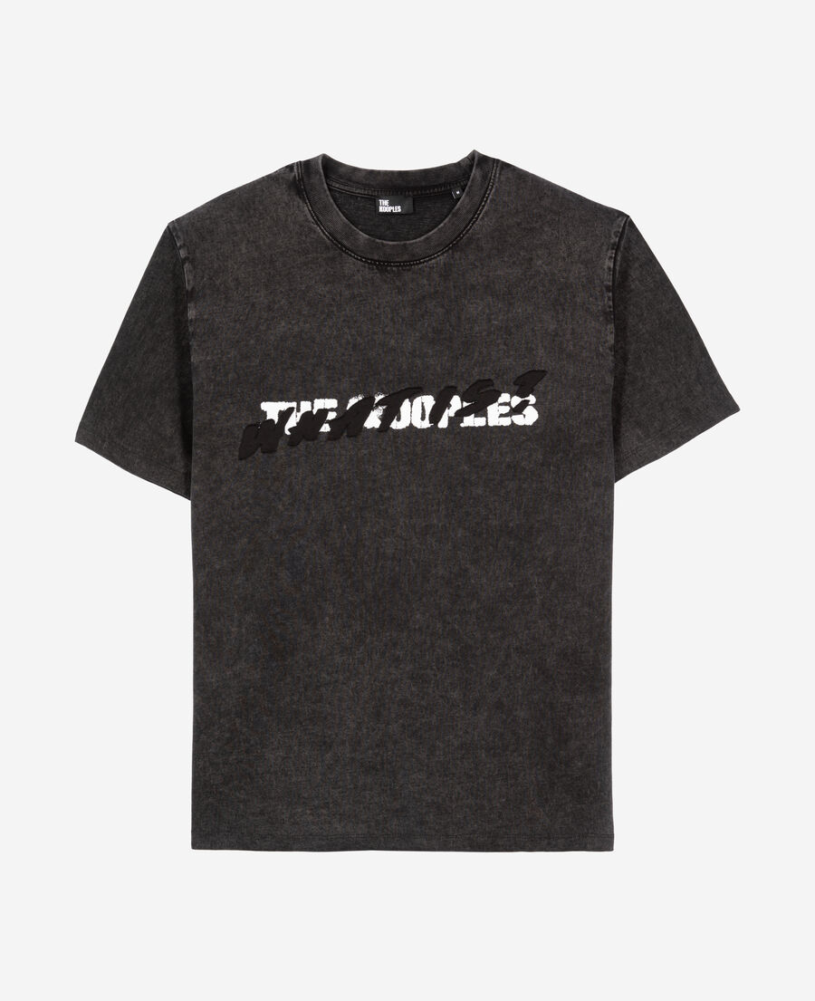 The Kooples MEN BLACK WASHED black what is t-shirt