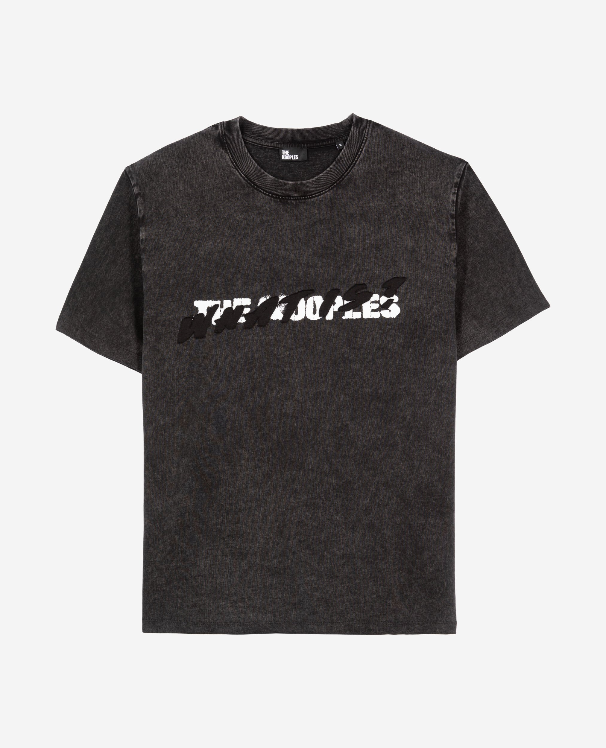 Black what is T-shirt, BLACK WASHED, hi-res image number null