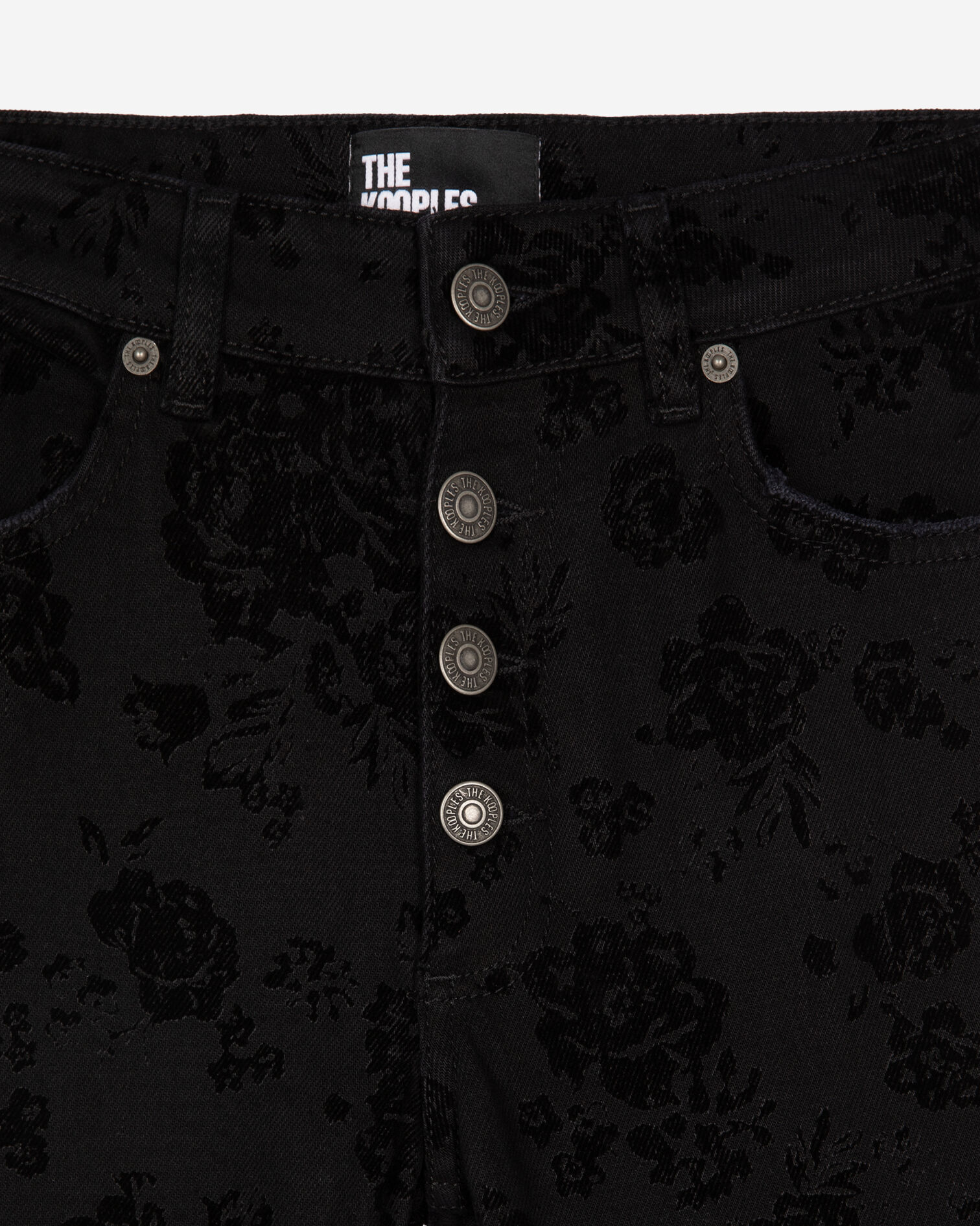 Jean flare noir, BLACK, hi-res image number null