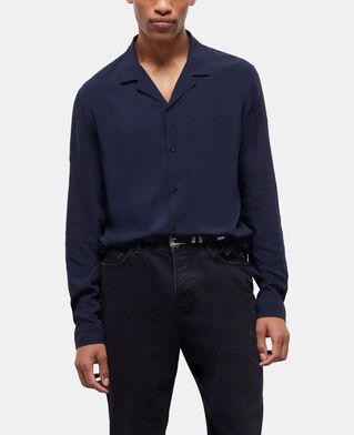 The Kooples HOMME NAVY chemise bleue