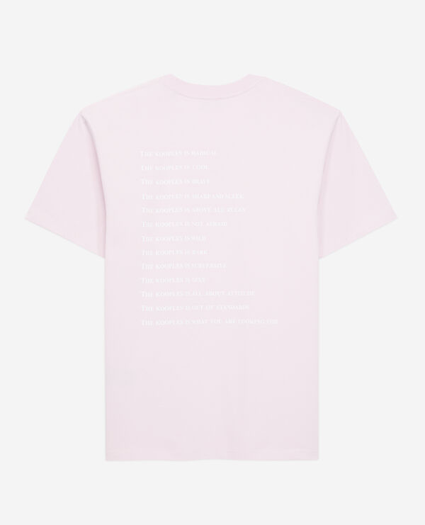 The Kooples HOMME PALE PINK t-shirt what is rose