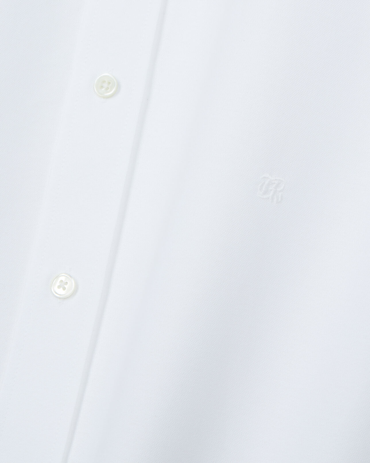 The Kooples HOMME WHITE chemise oxford blanche